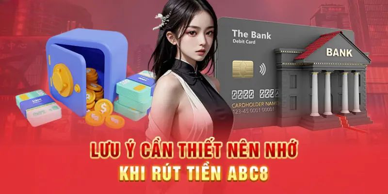 Một số lưu ý cần nắm khi rút tiền ABC8